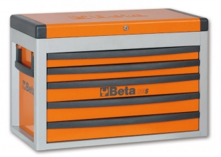 SKŘÍNKA NÁŘAĎOVÁ -MODEL 2300.C23S S 5 ŠUPLÍKY ORANŽOVÁ
