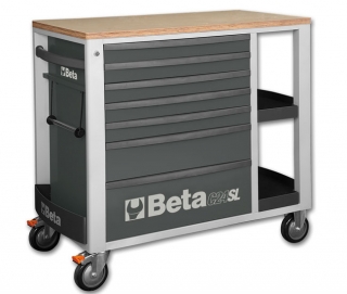 VOZÍK NÁŘAĎOVÝ-MODEL 2400/C24SLO C24SL SE 7 ŠUPLÍKY ORANŽOVÁ