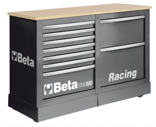 VOZÍK NÁŘAĎOVÝ C39 TYP RACING MD-MODEL 3900/C39MDG ŠEDÝ