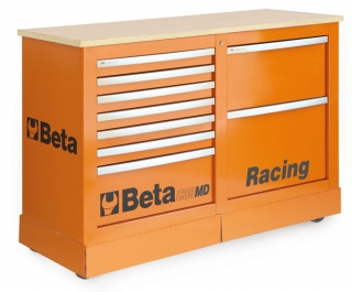 VOZÍK NÁŘAĎOVÝ C39 TYP RACING MD-MODEL 3900/C39MPRO ORANŽOVÝ