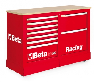 VOZÍK NÁŘAĎOVÝ C39 TYP RACING MD-MODEL 3900/C39MDR ČERVENÁ