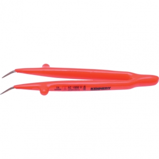 Pinzeta izolovaná zahnutá - 145mm KEN5341140K