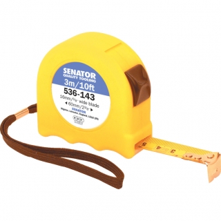 Metr svinovací Hi-Visibility metrický/palcový 3m