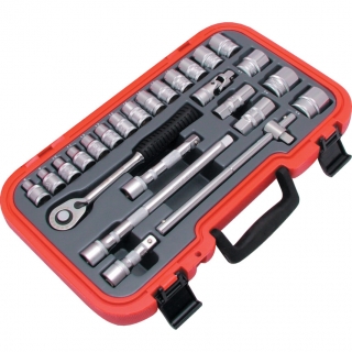 Sada hlavic M25M 1/2" čtyřhran - metrická 25.dílná sada KEN5827985K